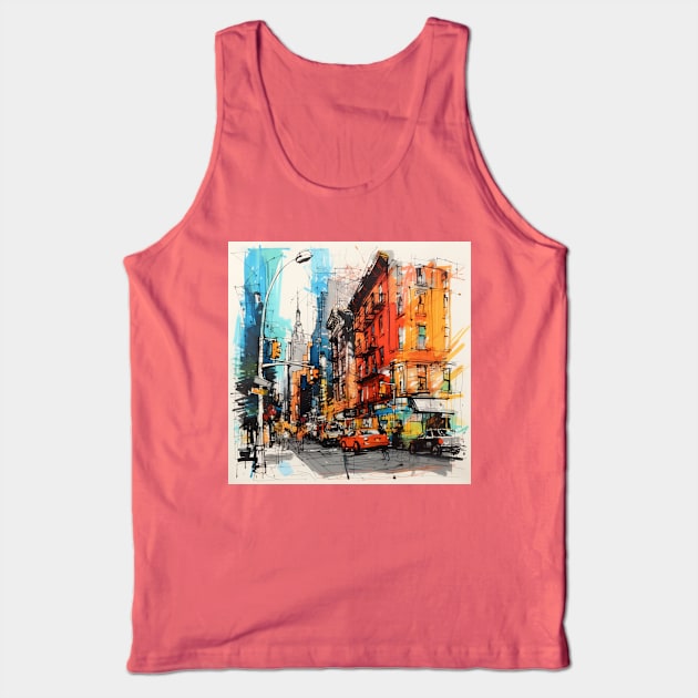 New york city Tank Top by VegatchuSaga